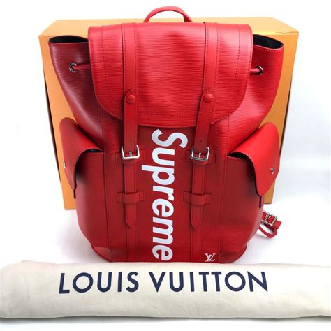 louis vuitton supreme bag pack|supreme louis vuitton tracksuit.